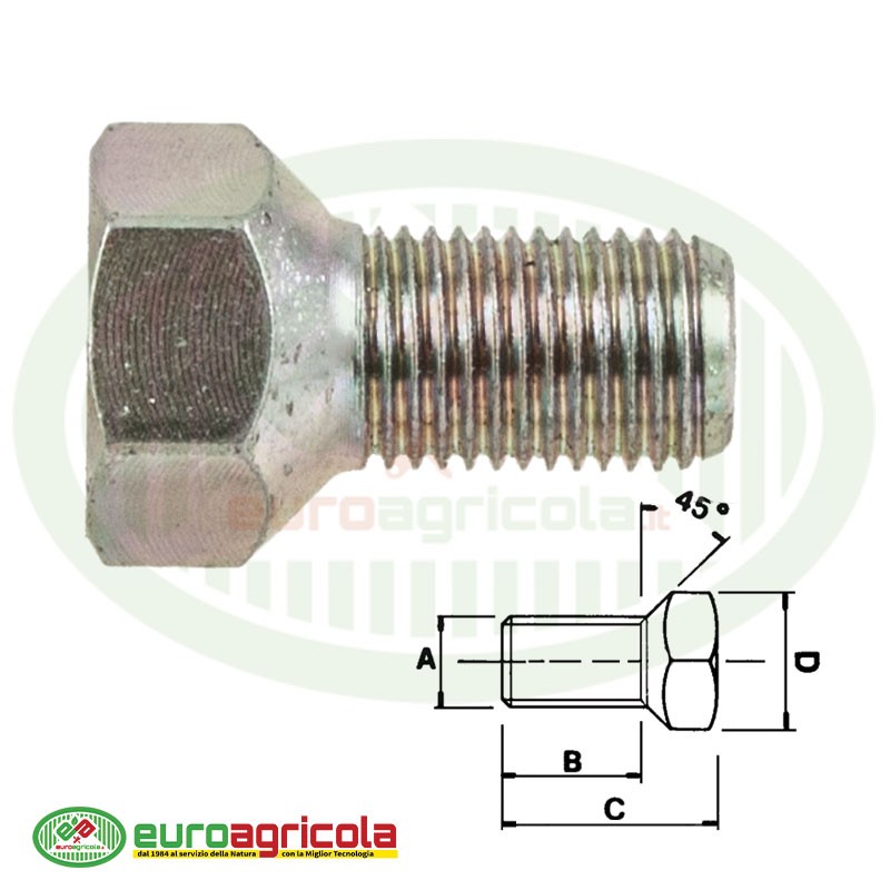 Colonnetta serraggio ruote FIAT