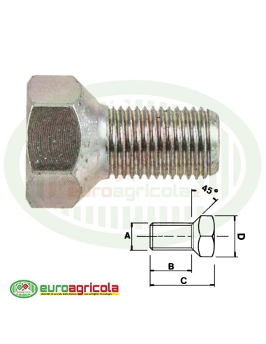 Colonnetta serraggio ruote FIAT