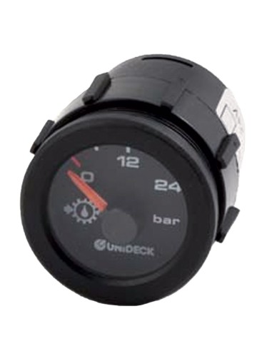 Manometro Elettrico 12 V Pressione Olio da 0 a 24 BAR