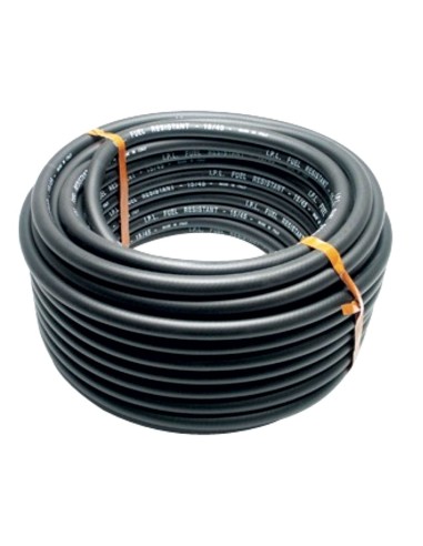 TUBO Gasolio in Gomma Telata Ø8x15mm - 50 metri