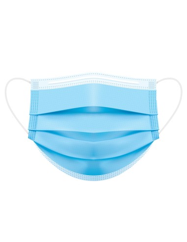 Mascherina medicale tipo IIR Blu